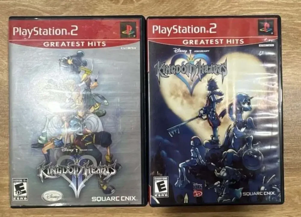 Kingdom Hearts and Kingdom Hearts II Greatest Hits PlayStation 2 Game Bundle